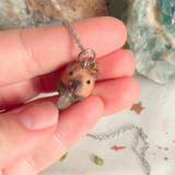 Capybara - Peridot & Prehnite
