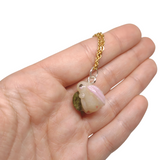 Opal Bunny - Green Jasper