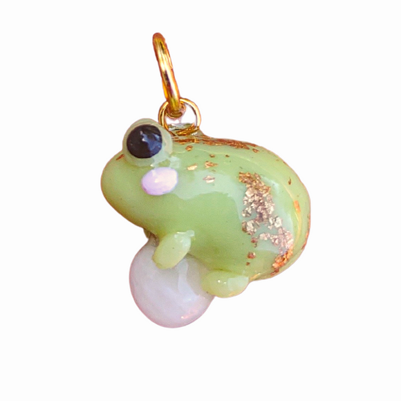 Tiny Frog - Moonstone