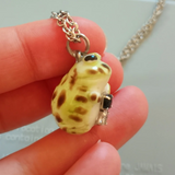 Lime Pac-Man Frog - Zirconia