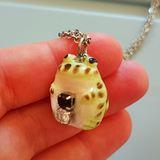 Lime Pac-Man Frog - Zirconia