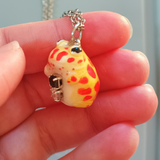 Yellow Pac-Man Frog - Zirconia