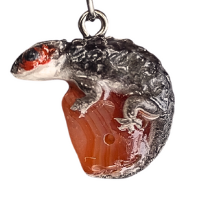 Crocodile Skink - Carnelian