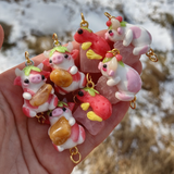 Elsa the Strawberry Cow - Rose Quartz | Golden Healer