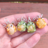 Tiny Sprites - Green| Orange - Honey Quartz