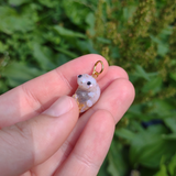 Tiny Opal Gecko - Labradorite