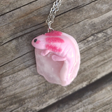 Pink Axolotl - Rose Quartz