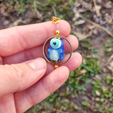 Evil Eye Fidget - Amazonite