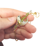 Peridot Fidget Dragon - Necklace|Bracelet