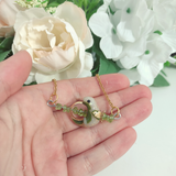 Peridot Fidget Dragon - Necklace|Bracelet