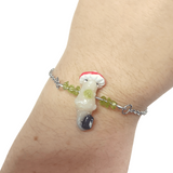 Tiny Fidget Mushroom - Necklace|Bracelet