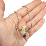 Tiny Fidget Mushroom - Necklace|Bracelet