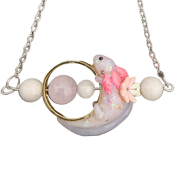 Opalescent Fidget Flower Axolotl (Large)