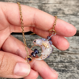 Iolite Spinner Necklace / Bracelet