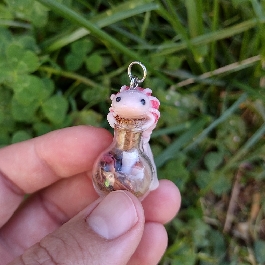 Axolotl Charm Necklace