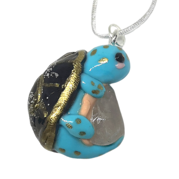 Goldene Schildkröte – Bergkristall „Der Meisterheiler“ 