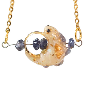 Iolite Spinner Necklace / Bracelet